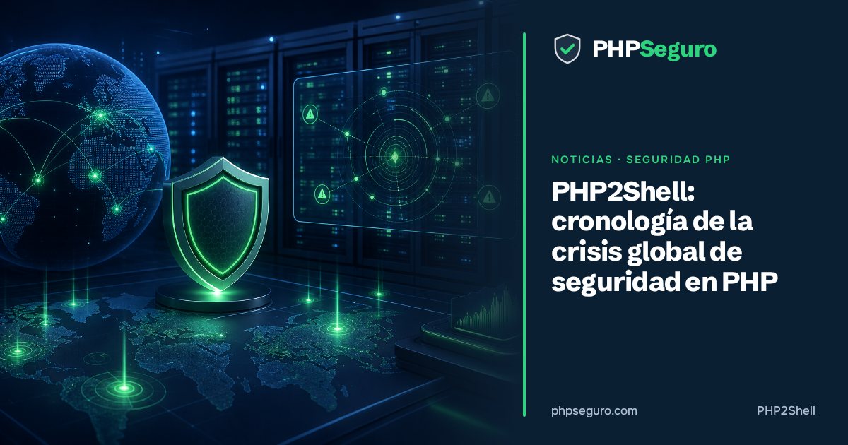 PHP2Shell: cronología de la crisis global de seguridad en PHP