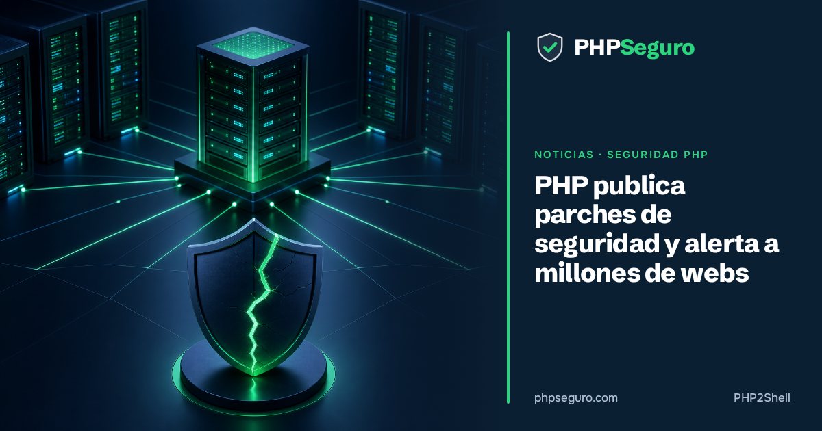 PHP publica parches de seguridad y alerta a millones de webs